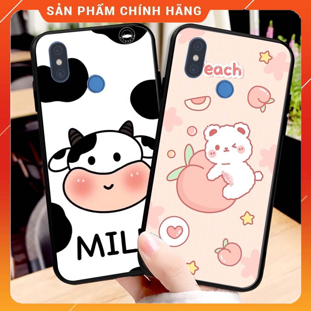 Ốp lưng Xiaomi MI 8 / MI 8 SE in hình Gấu xinh xắn, Bò sữa đáng yêu,  ĐẸP -  RẺ - XINH - ĐỘC ĐÁO