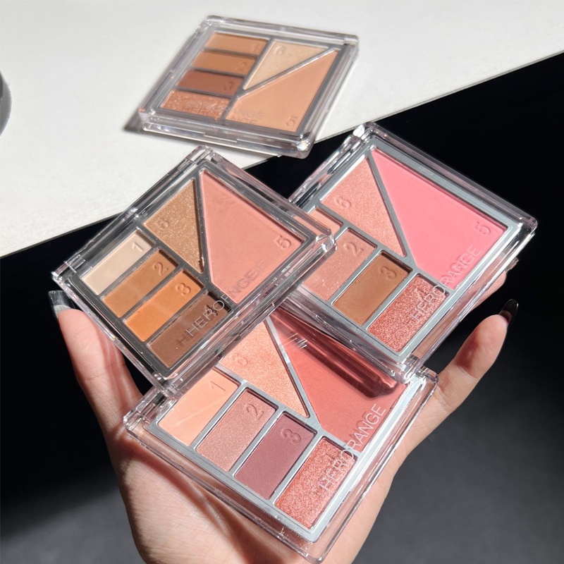 Bảng Phấn Mắt Herorange Màu Sắc Đa Dạng Chống Nước Tiện Dụng