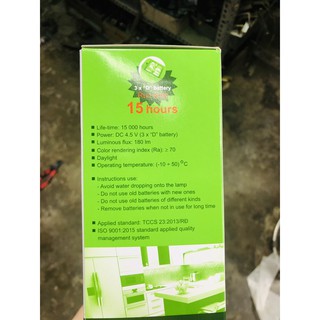 Combo 3 Đèn Rạng Đông Led 2,5W (dùng pin)