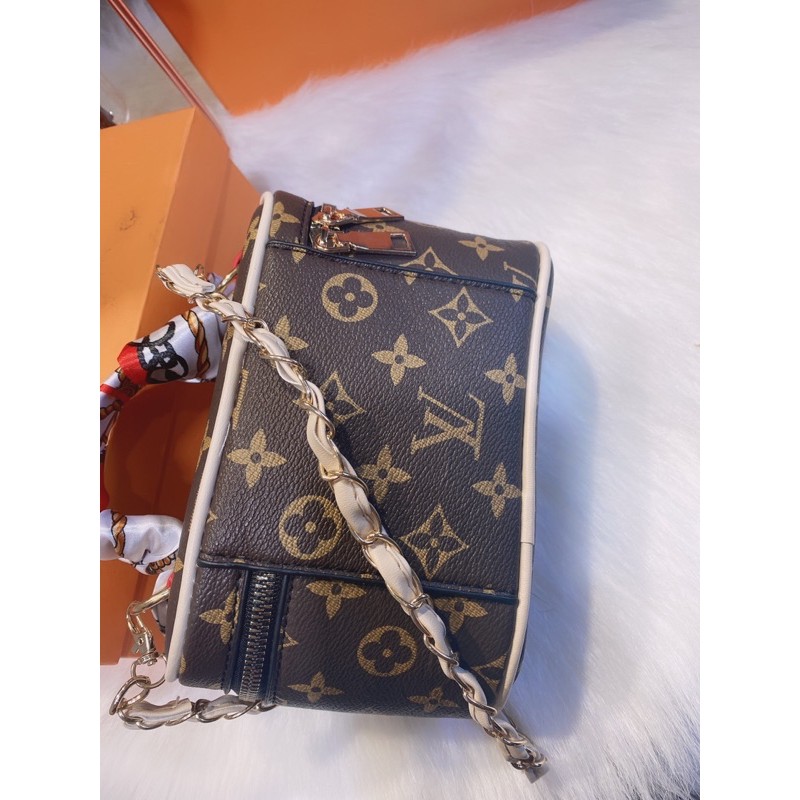 Túi đeo chéo nữ hoạ tiết nhỏ, Túi xách nữ mini kèm khăn | BigBuy360 - bigbuy360.vn