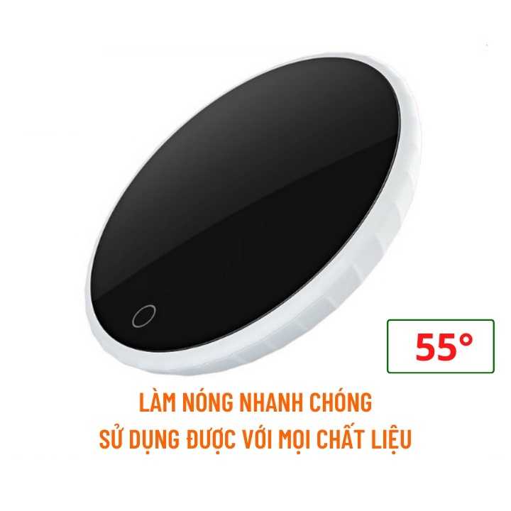 Đế hâm nóng Xiaomi, đế hâm nóng nước, sữa, cafe... nhiệt từ 45ºC- 60 ºC-Bảo hành 12 tháng