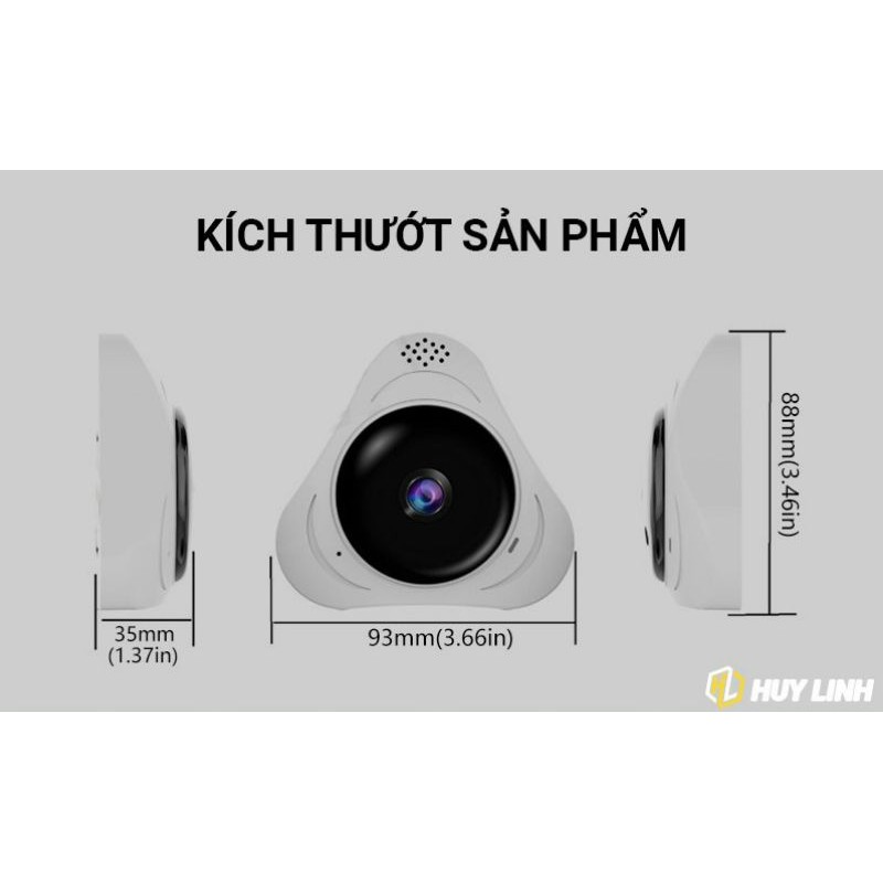 Camera Wifi Ốp Trần 360 Mini Yoosee