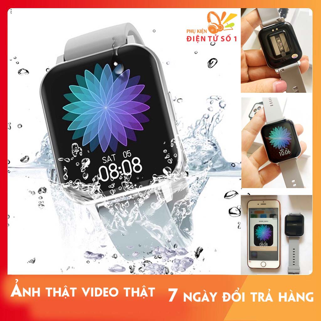 Đồng hồ thông minh DTX [BH đổi 1-1] smartwatch màn hình cảm ứng 1.78 HD, vỏ thép, chống nước IP68