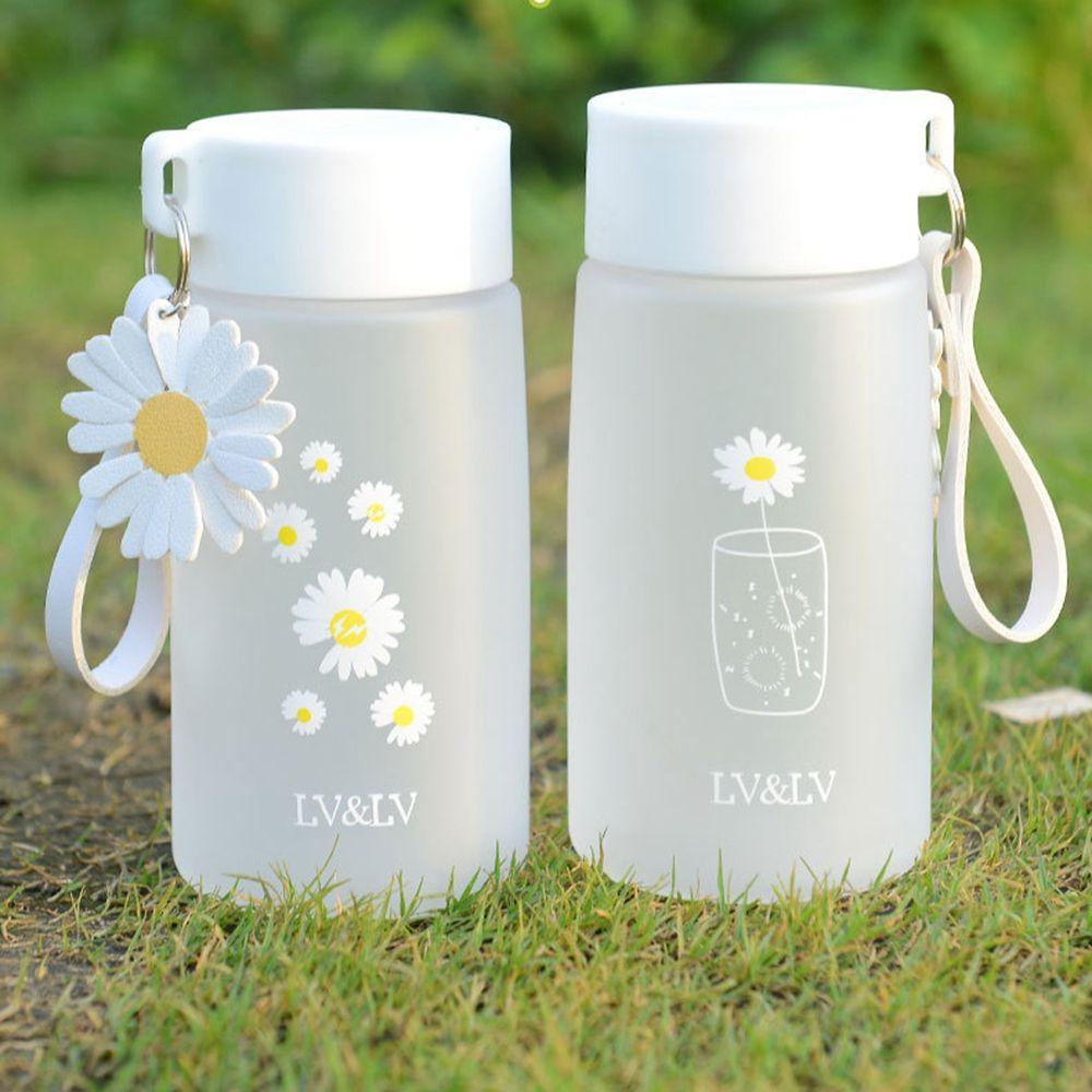Bình Nước Nhựa Trong Suốt Dung Tích 500ml Kèm Dây Thừng Tiện Dụng Mang Theo Du Lịch