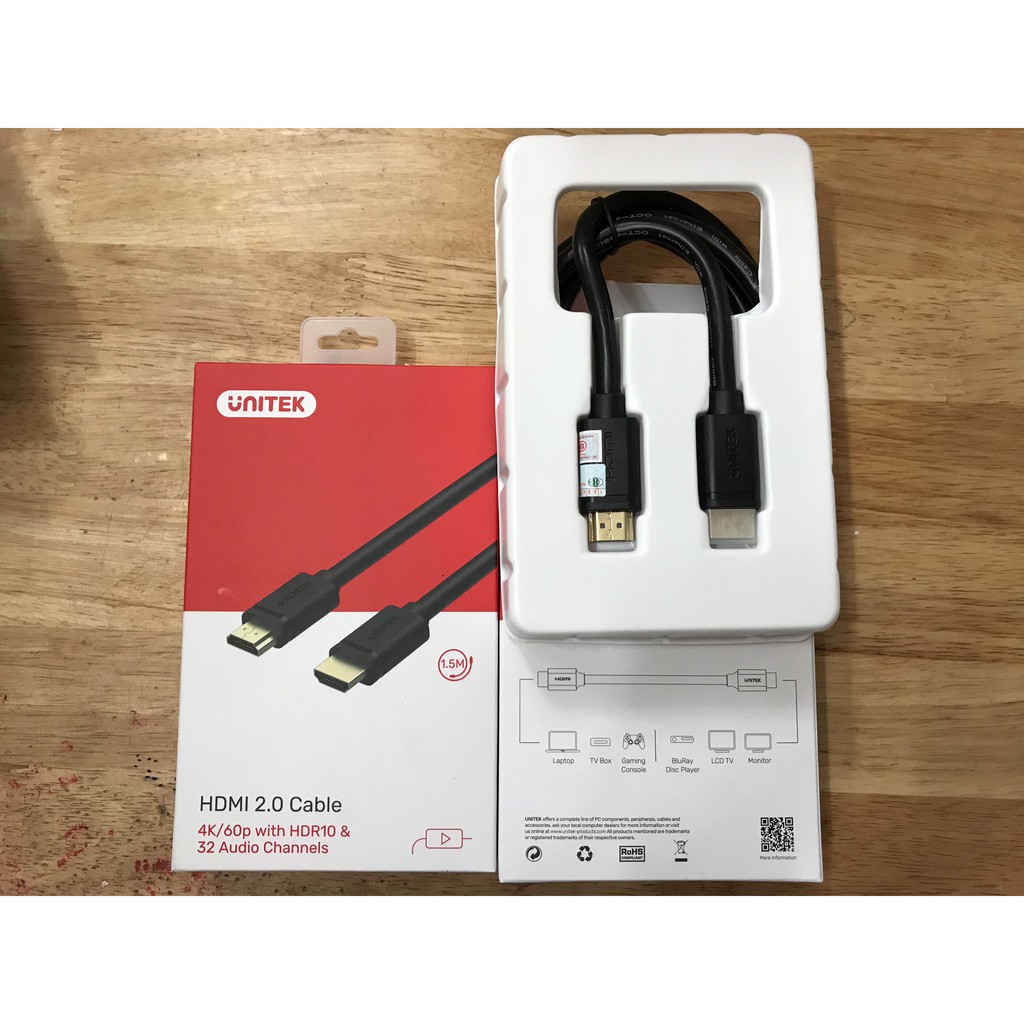 Cáp HDMI ✨Free Ship✨ Cáp HDMI UNITEK Ultra 4k 1,5M✨3M✨5M- Chống Nhiễu Cực Tốt- Hàng Chính Hãng Bảo Hành 12 Tháng