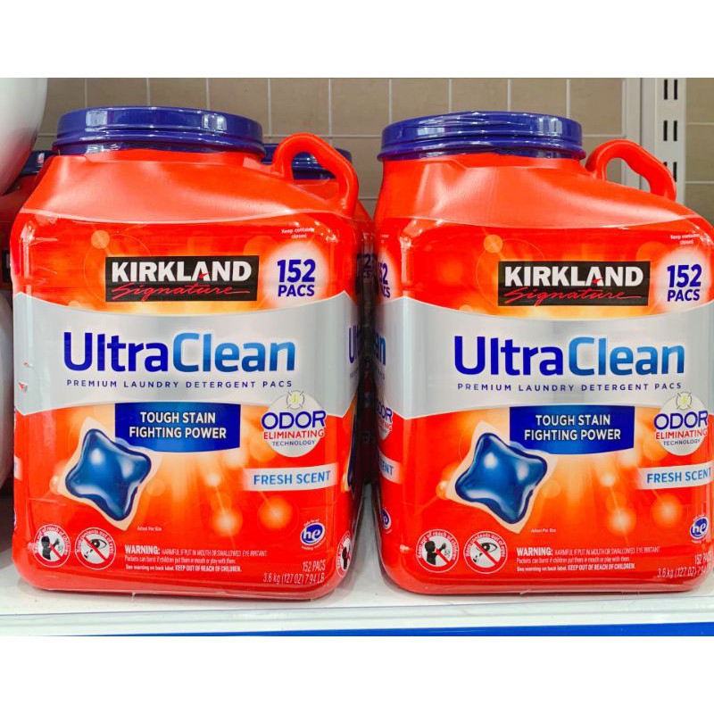 [MẪU MỚI] THÙNG 152 VIÊN GIẶT KIRKLAND NHẬP MỸ