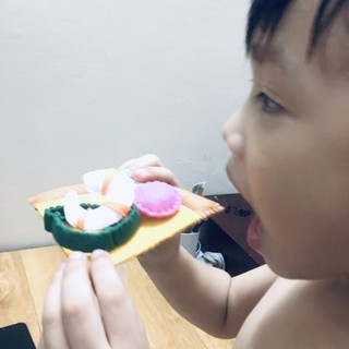 Set bánh sinh nhật bằng vải dạ handmade