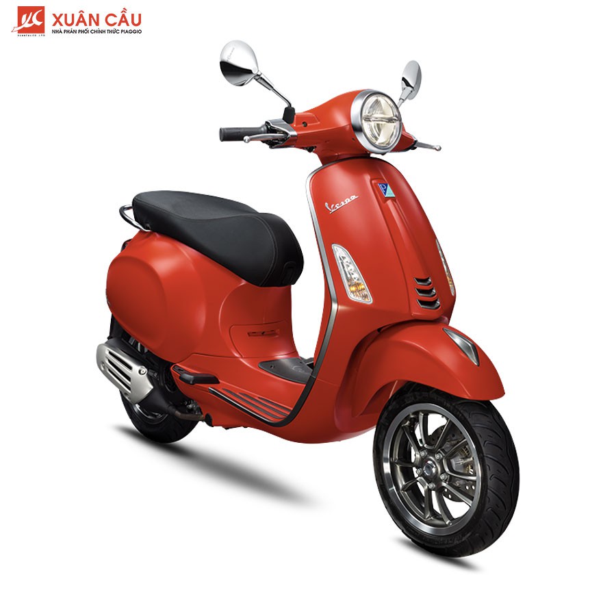 Xe máy Vespa Primavera S ABS 125cc Đỏ sần iGet - Mới 100%