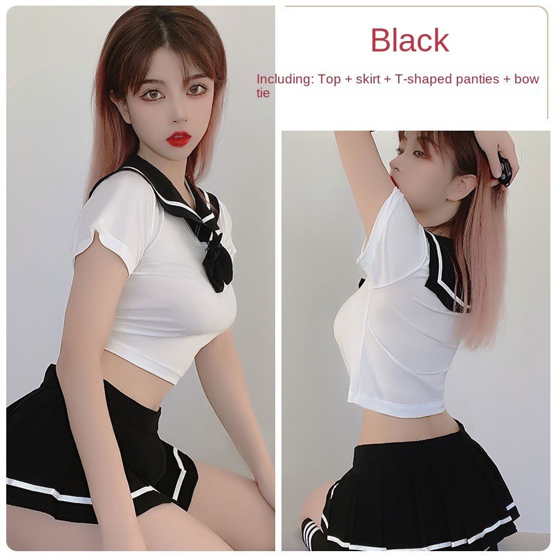 Bộ trang phục hóa trang nhập vai nữ sinh Nhật hở eo gợi cảm 600 cho nữ | BigBuy360 - bigbuy360.vn