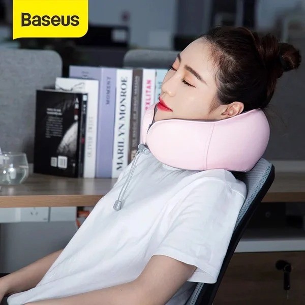 Gối mềm chữ U Baseus chống mỏi cổ, vai gáy Thermal Series Memory Foam U-Shaped Neck Pillow