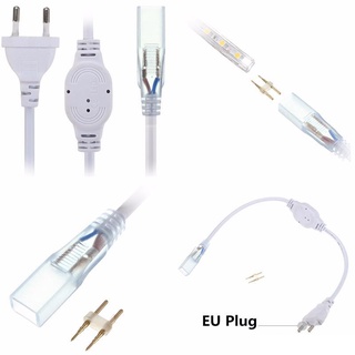 Đầu nối nguồn LED dây 220V Neon 360 độ, LED Neon 8x16mm, 5730, 5050, 2835
