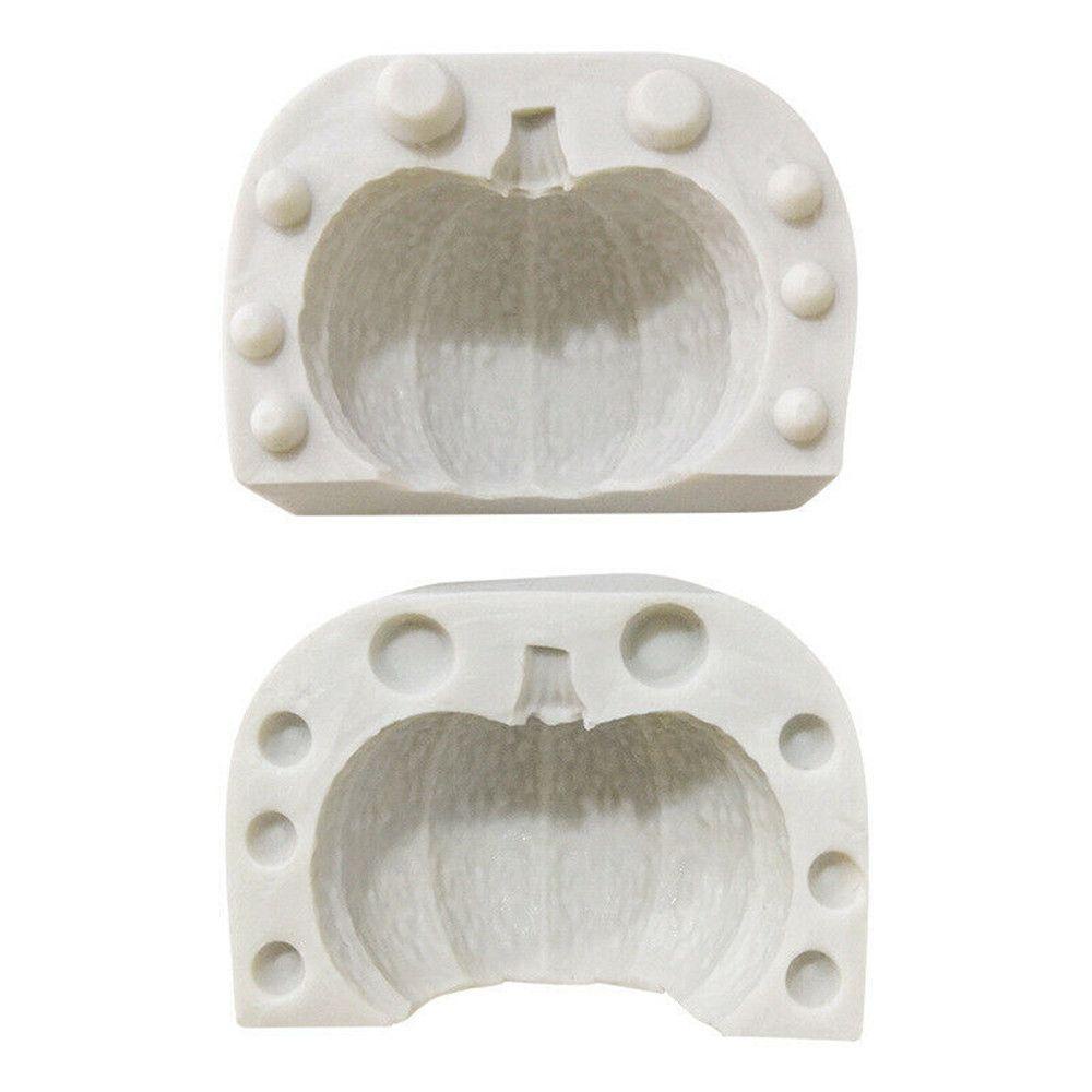 Khuôn Làm Bánh / Xà Phòng Chất Liệu Silicone Tự Làm Hình Bí Ngô 3D