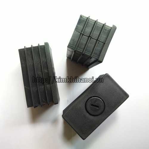 10 cái Đầu nhựa bịt đầu ống sắt thép hộp 40x80 có tăng đưa