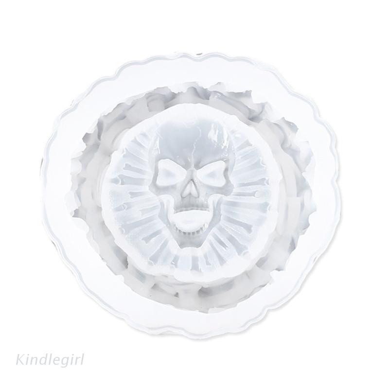 Khuôn silicone làm gạt tàn thuốc lá tạo hình đầu lâu độc đáo
