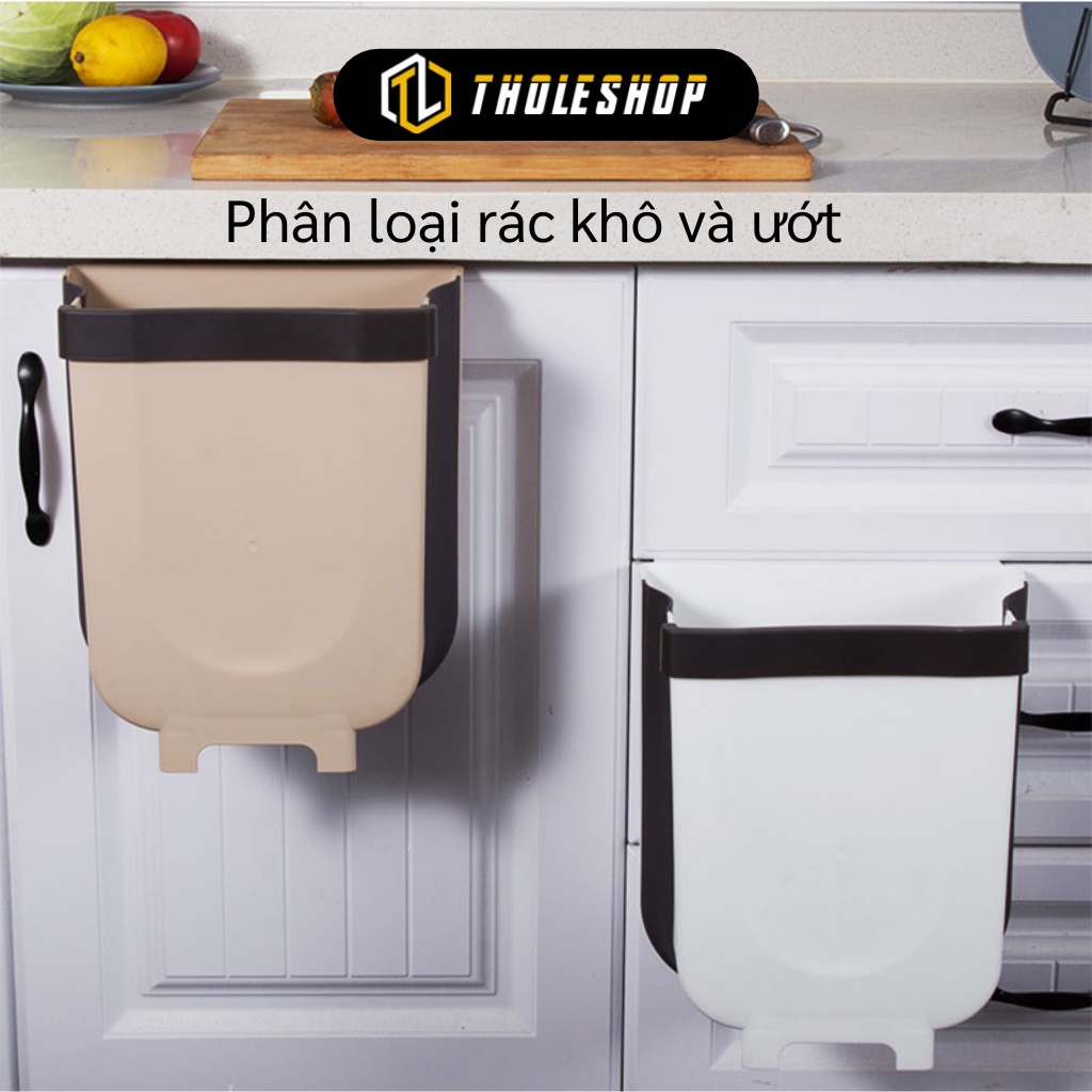 Thùng Rác Treo Nhà Bếp - Thùng Rác Gấp Gọn Treo Cánh Cửa Tủ Bếp, Xe Hơi Tiện Dụng 9184