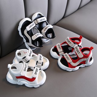 Sandal cho bé trai,Sandal sport dép tập đi giày tập đi học quai dán mang phong cách thể thao