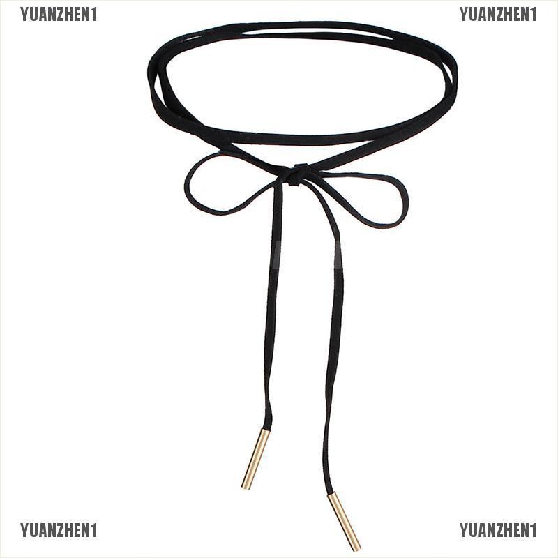 [YUANZHEN1] Vòng Cổ Choker Nhung Co Giãn Phong Cách Gothic Cổ Điển