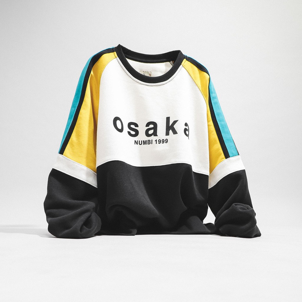 Áo Nỉ Numbi Phối Màu In Chữ Osaka | BigBuy360 - bigbuy360.vn