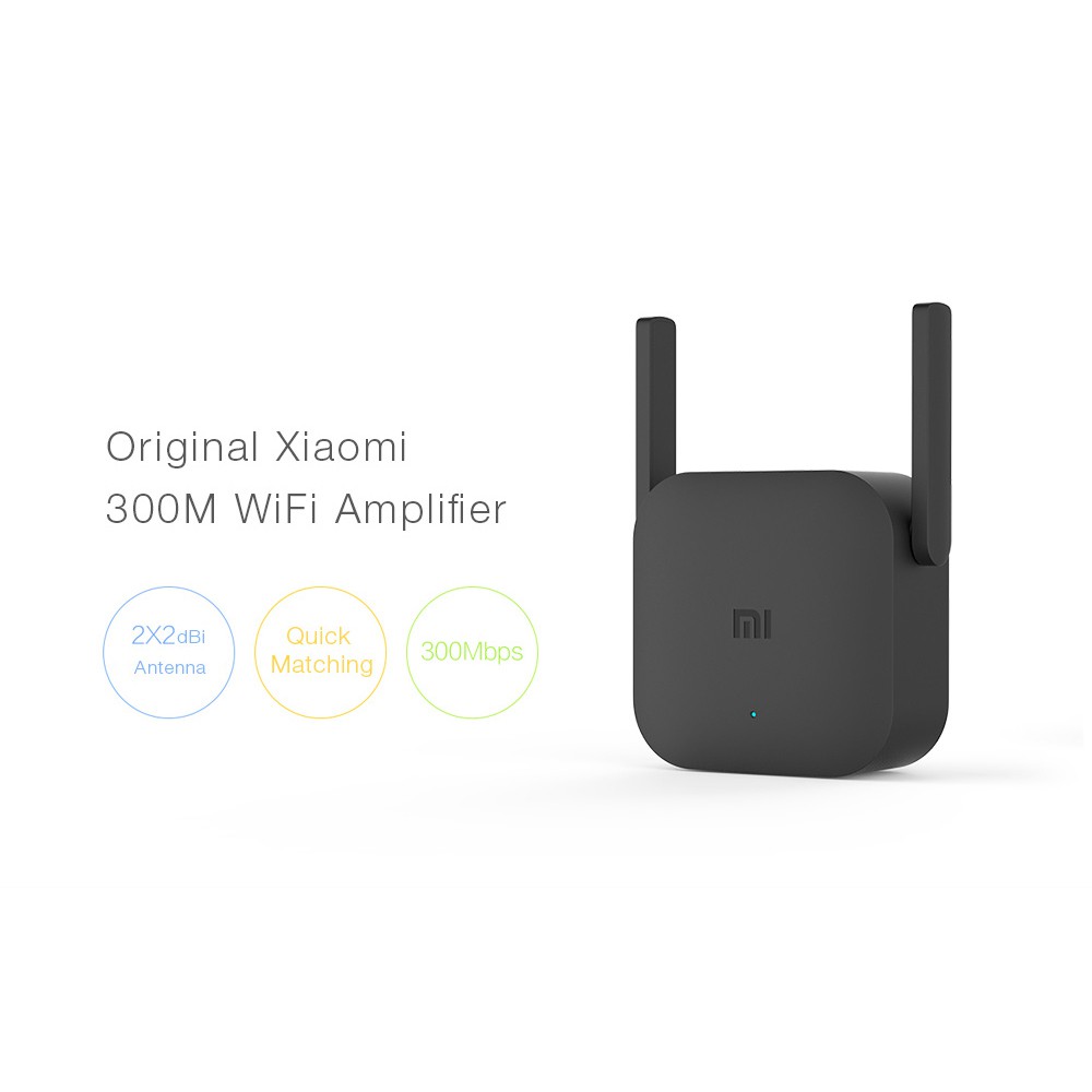 Bộ Khuếch Đại Tín Hiệu Wifi Xiaomi 300m Mi 2 Ăng Ten Chuyên Dụng