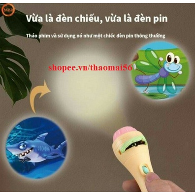 Đèn pin 80 hình -Đèn pin chiếu hình ngộ nghĩnh -  ĐÈN PIN CHIẾU HÌNH CHO BÉ LOẠI 1
