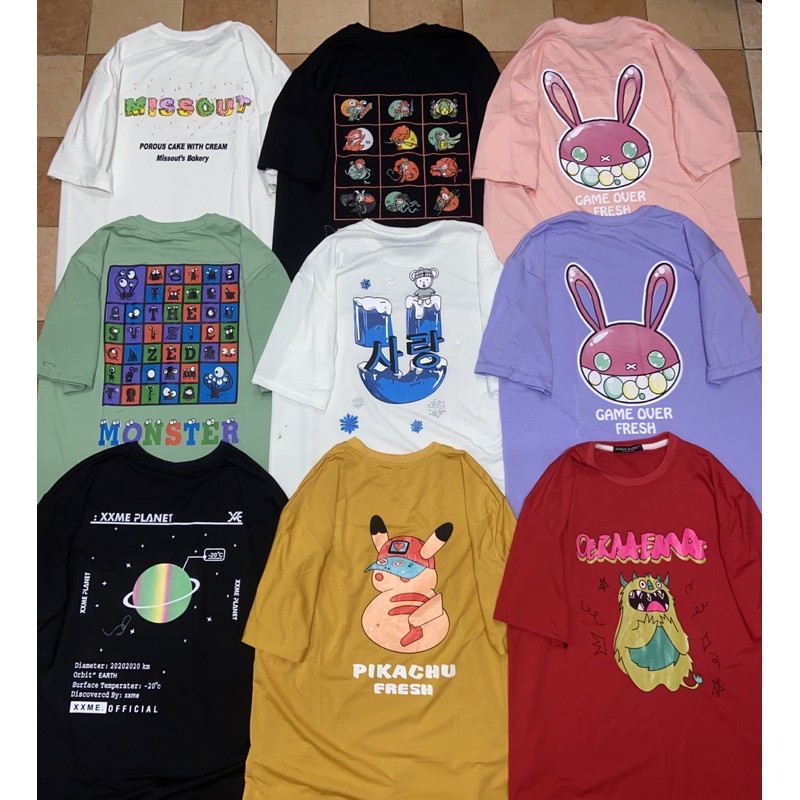 Áo Thun New Nam Nữ Combo 3 áo 150K