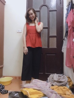 Áo dây baby doll