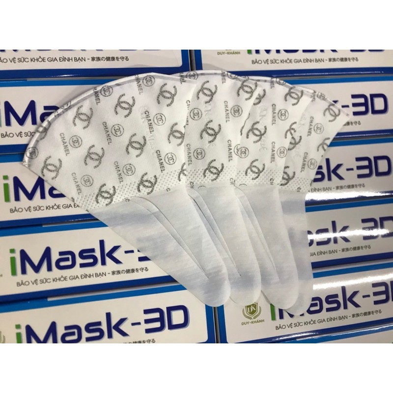 Khẩu Trang Hoạ Tiết 3D Mask Diệu Linh Kháng Khuẩn Chính Hãng Công Ty