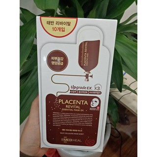 Mặt nạ MEDIHEAL PLACENTA REVITAL Ex #10 Pcs Hàn Quốc