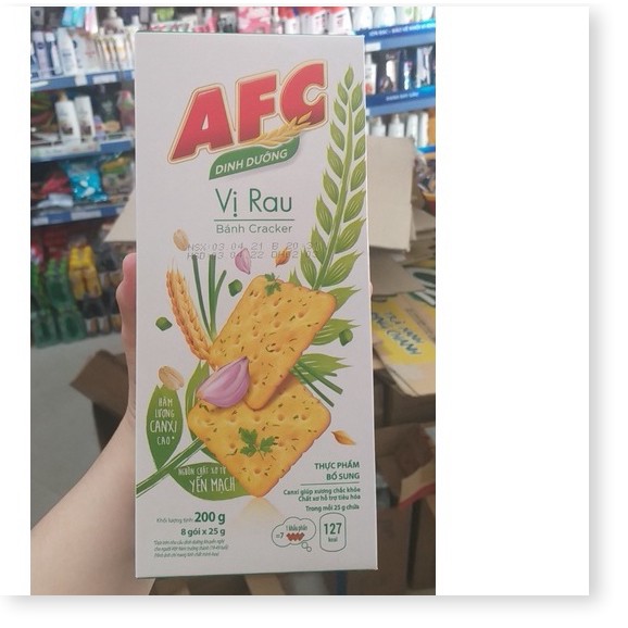 Bánh Qui Mặn AFC 200g(8 Gói*25g)