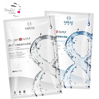 Mặt nạ cấp ẩm, trắng mịn Combo 2 Mirae EX 8 Phút cấp tốc AQUA - OXYGEN