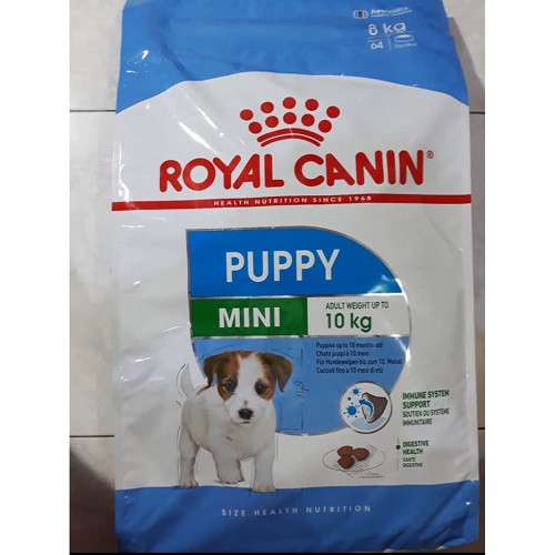 [CHÍNH HÃNG] ROYAL CANIN - MINI PUPPY THỨC ĂN CHO CHÓ DƯỚI 10 THÁNG - BAO 8KG