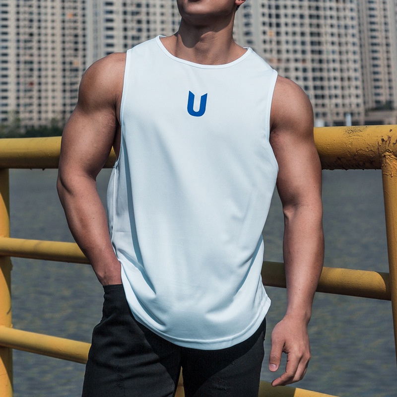 Áo Ba Lỗ Nam - Tanktop GYM SHARK - Thun Siêu Mát