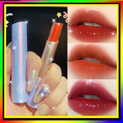 Son thỏi bóng Jelly thạch HERORANGE mọng môi Fantasy Velvet Charm Lipstick