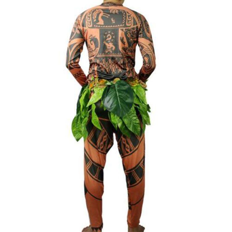 Set Đồ Hoá Trang Moana Gồm Áo Thun Và Quần Cho Người Lớn Trẻ Em