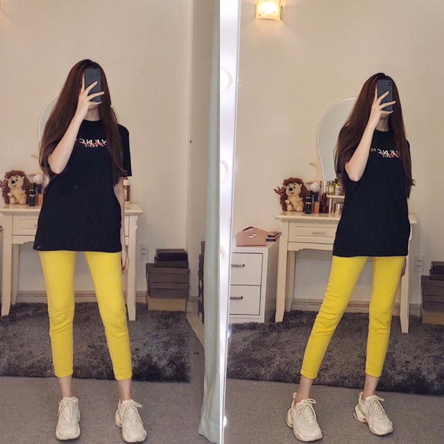 Quần baggy Asos bảng màu siêu xinh