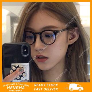 【HENGHA】COD korean fashion style anti radiation glasses for women round frame eyeglasses