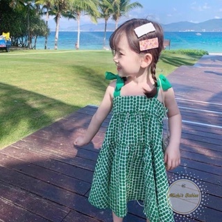 Váy 2 dây, đầm maxi 2 dây, đầm đi biển cho bé
