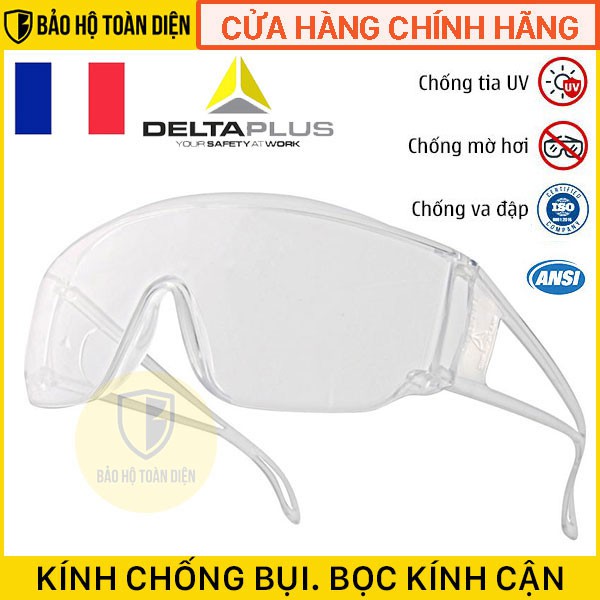 [HÃNG PHÁP] Kính bảo hộ Piton2 chống bụi, chống UV | Kính bọc kính cận, chống mờ sương, thật mắt