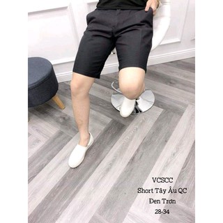 quần short âu, quần âu đen trơn cao cấp