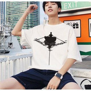 <SMLshop> ÁO THUN UNISEX BLACK BOAT