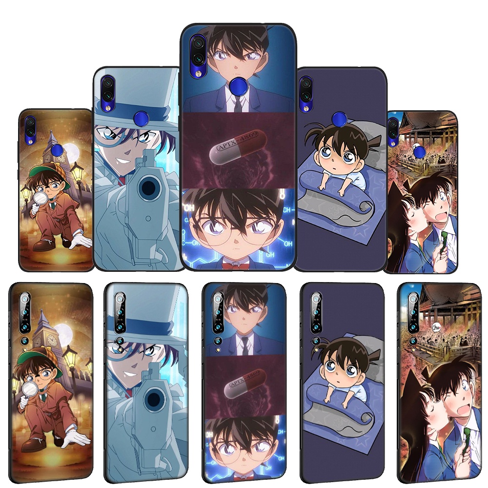 Ốp điện thoại TPU dẻo họa tiết thám tử conan cho XIAOMI REDMI S2 9T 9A 9C NFC 9 PRIME 10 K40 PRO 10X 47MB