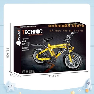 Đồ chơi LEGO xếp hình Xe Đạp Bánh Cao Su - 235 chi tiết - anhma84 store - cam kết y hình đăng