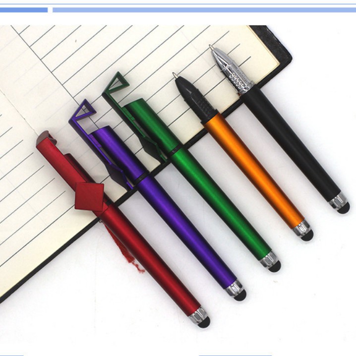 Bút đa năng 3 in 1 mẫu mới tích hợp giữa bút bi, giá đỡ điện thoại, thiết bị cảm ứng màn hình điện thoại siêu tiện lợi