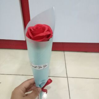 Hoa hồng sáp 1 bông