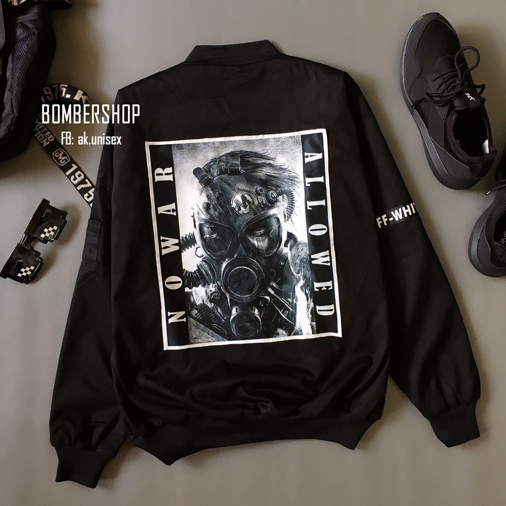 [Ảnh thật] Áo khoác Bomber No.WAR (dòng Bomber thiêt kế) [Miustore]