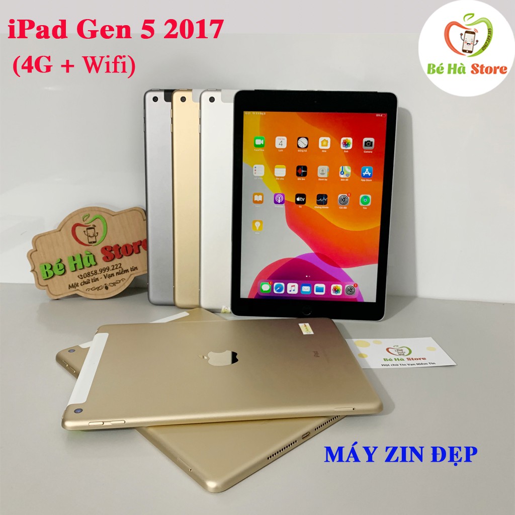 Máy Tính Bảng iPad Gen 5 - 2017 / 32Gb (4G + Wifi) Quốc tế - Zin Đẹp Như Mới - iPad 9.7inch 2017 [Tặng Ốp Lưng Xịn]