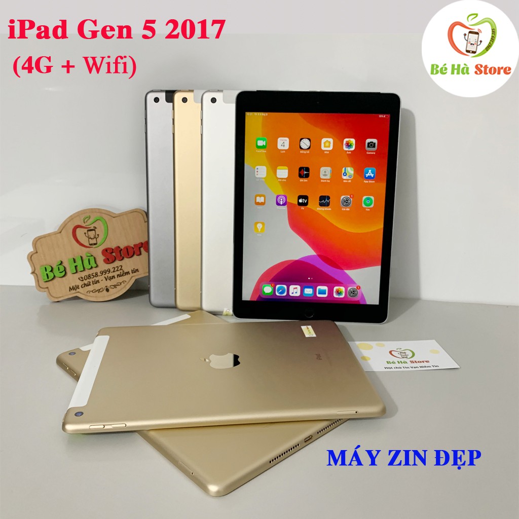 Máy Tính Bảng Gen 5 - 2017 9.7inch / 32Gb (4G + Wifi) Quốc tế - Zin Đẹp Như Mới - [Tặng Full phụ kiện + Ốp Lưng Xịn] | BigBuy360 - bigbuy360.vn