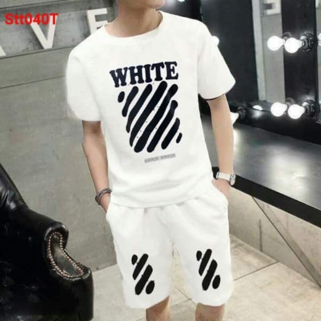 Set bộ thể thao White STT