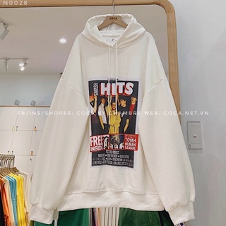 🌄 áo hôdie nỉ lót lông hits form rộng unisex