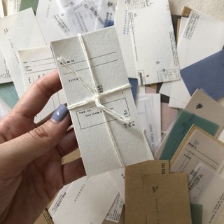 P133 - border mix 120 - set 120 giấy ghi chú kiểu dáng cổ điển xinh xắn tiện dụng